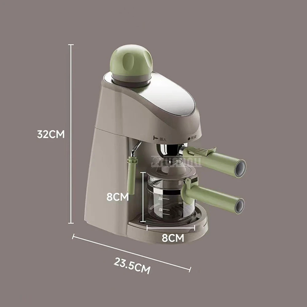 Портативная кофеварка с экстрактом, домашний Ретро полуавтоматический мини-кафе