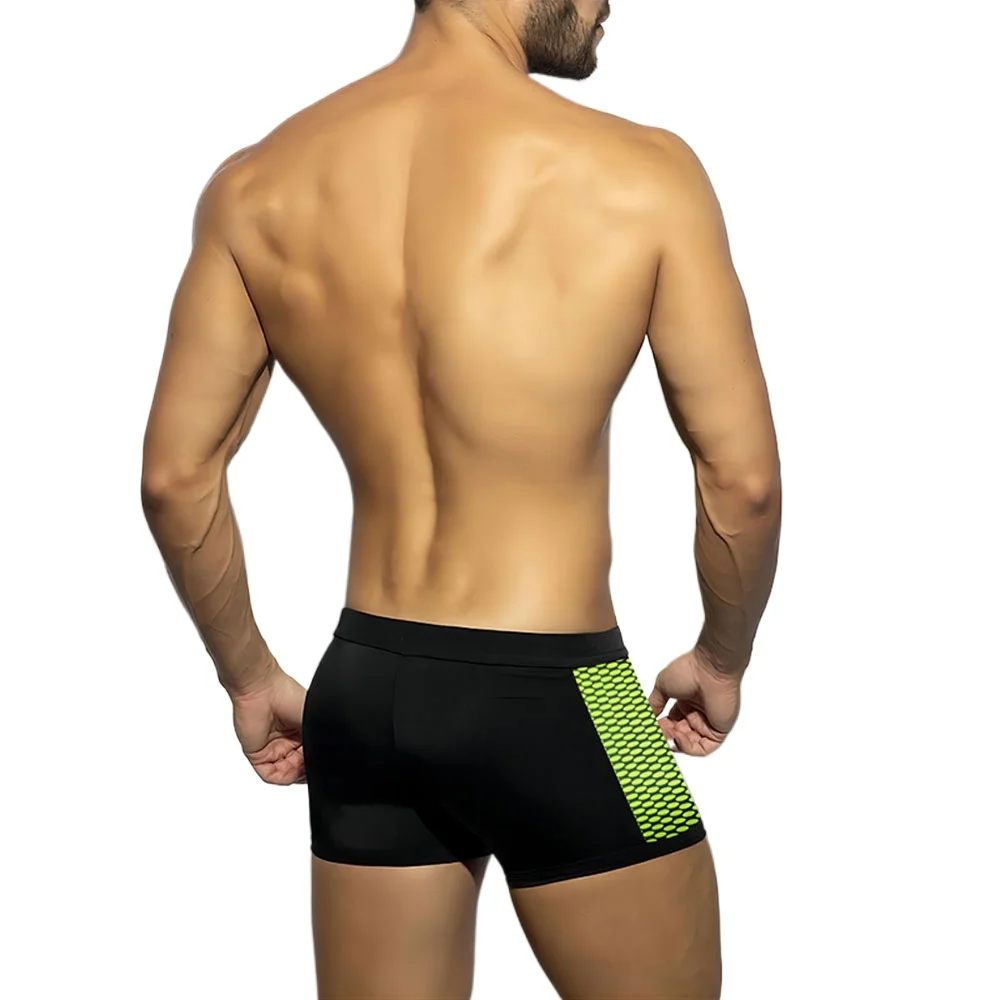 men's Swimwear Low Waist Surfing Trunk swim short sexy personality Swimsuit male pocket swimming beach board short men bathing