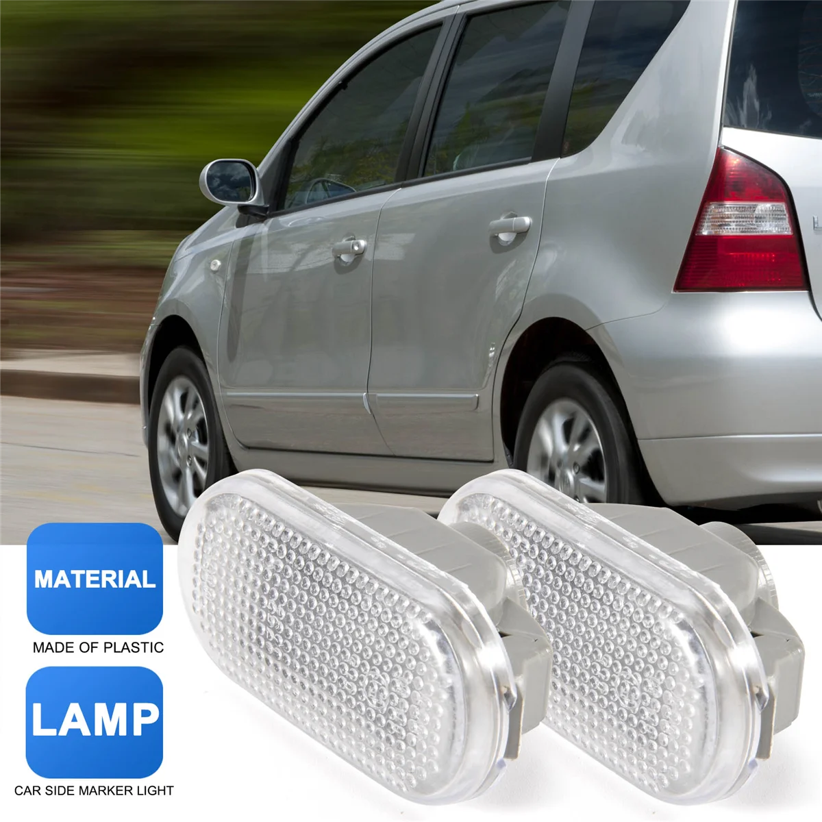 Lampu indikator pengulang, lampu penanda samping mobil Untuk Tiida Livina Quest Micra 2005 2006 2007
