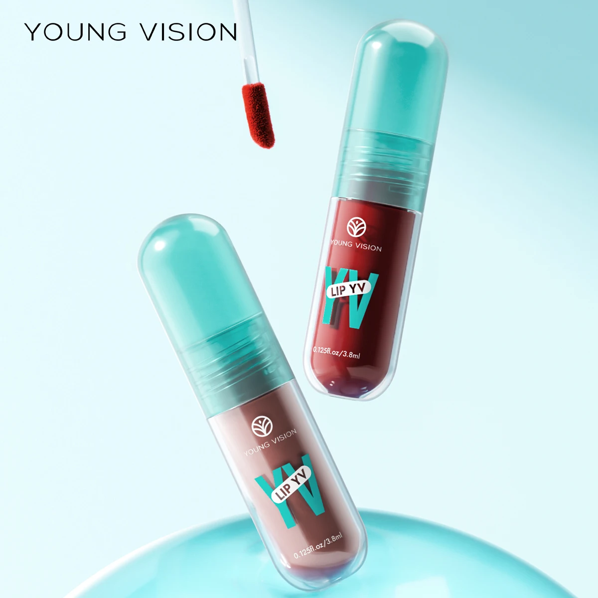 YOUNG VISION 6-Shade Avocado Long-Lasting Moisturizing Lip Stain มีน้ําหนักเบา ไม่เหนียวเหนอะหนะ ถ้วยไม่ติด ลิปคราบ