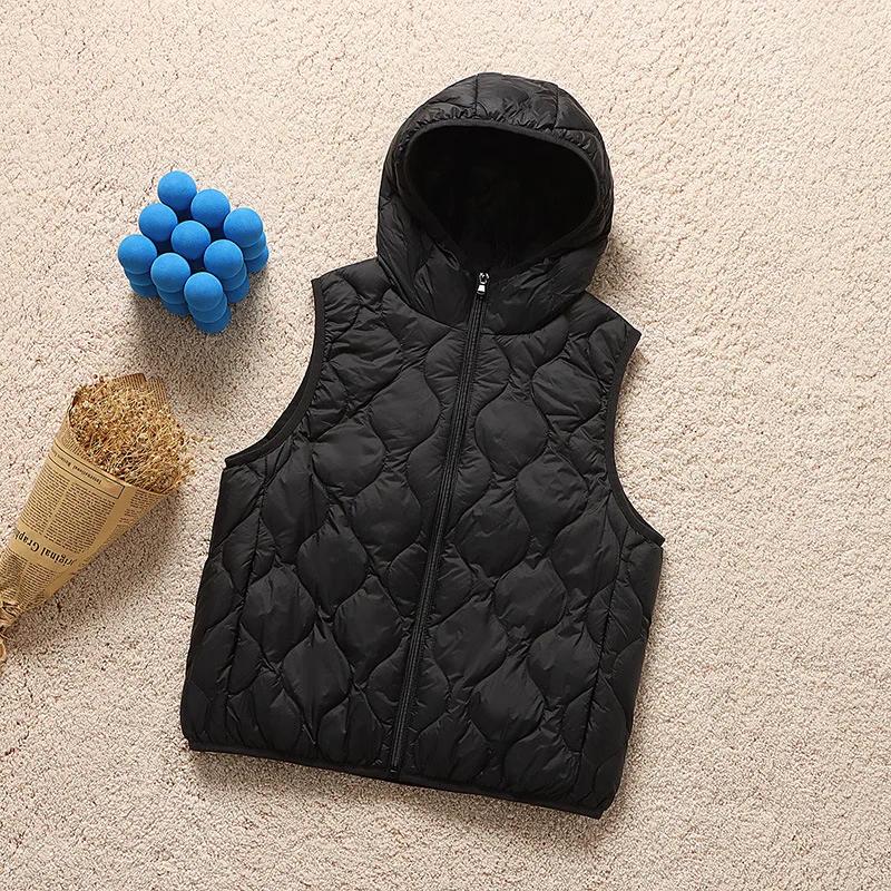 SEDUTMO Winter Capuchon Eendendons Vest Vrouwen Korte Warme Mode Slanke Jassen Herfst Casual Basic Vest ED2131