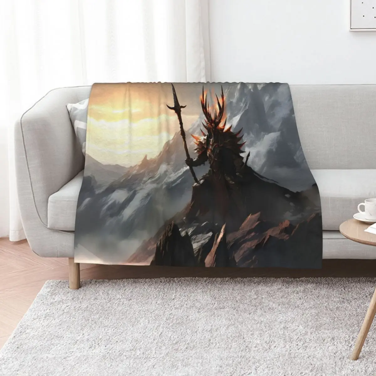 

Waterpixel Art #222 Throw Blanket Cozy Warm Blanket for Bed Room Decor