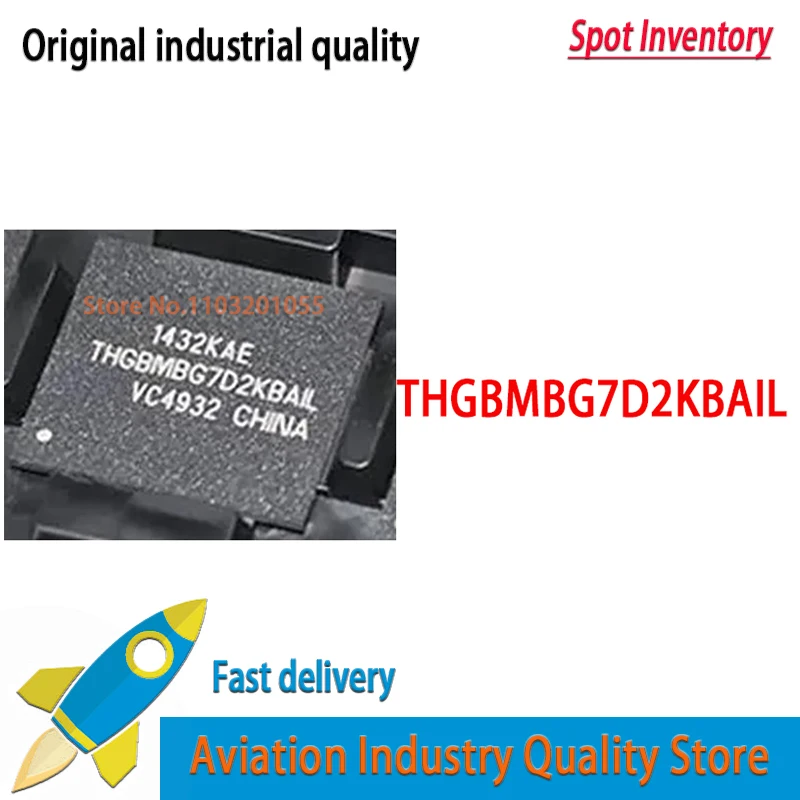 

5~10PCS 100% New Original THGBMBG7D2KBAIL 16GB BGA EMMC