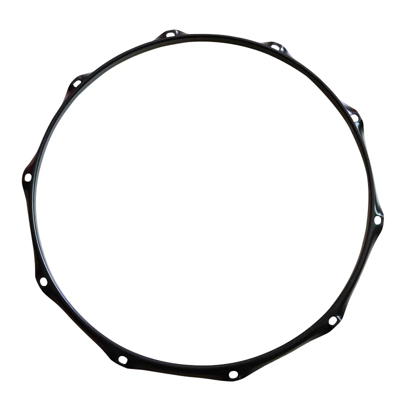 Black Color 14inch 6hole 10 Hole Iron Snare Drum Rim Drum Hoop up and Down Drum Hoop