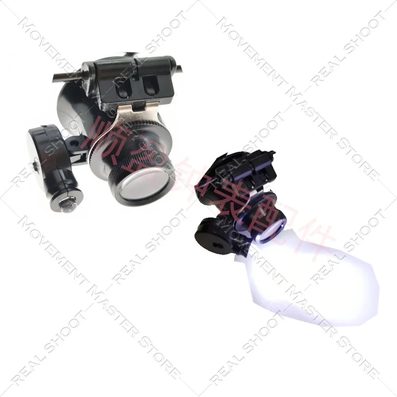 時計修理ツール 目鏡 20倍 ヘッドルーペ アンティーク認証スタンドルーペ 20