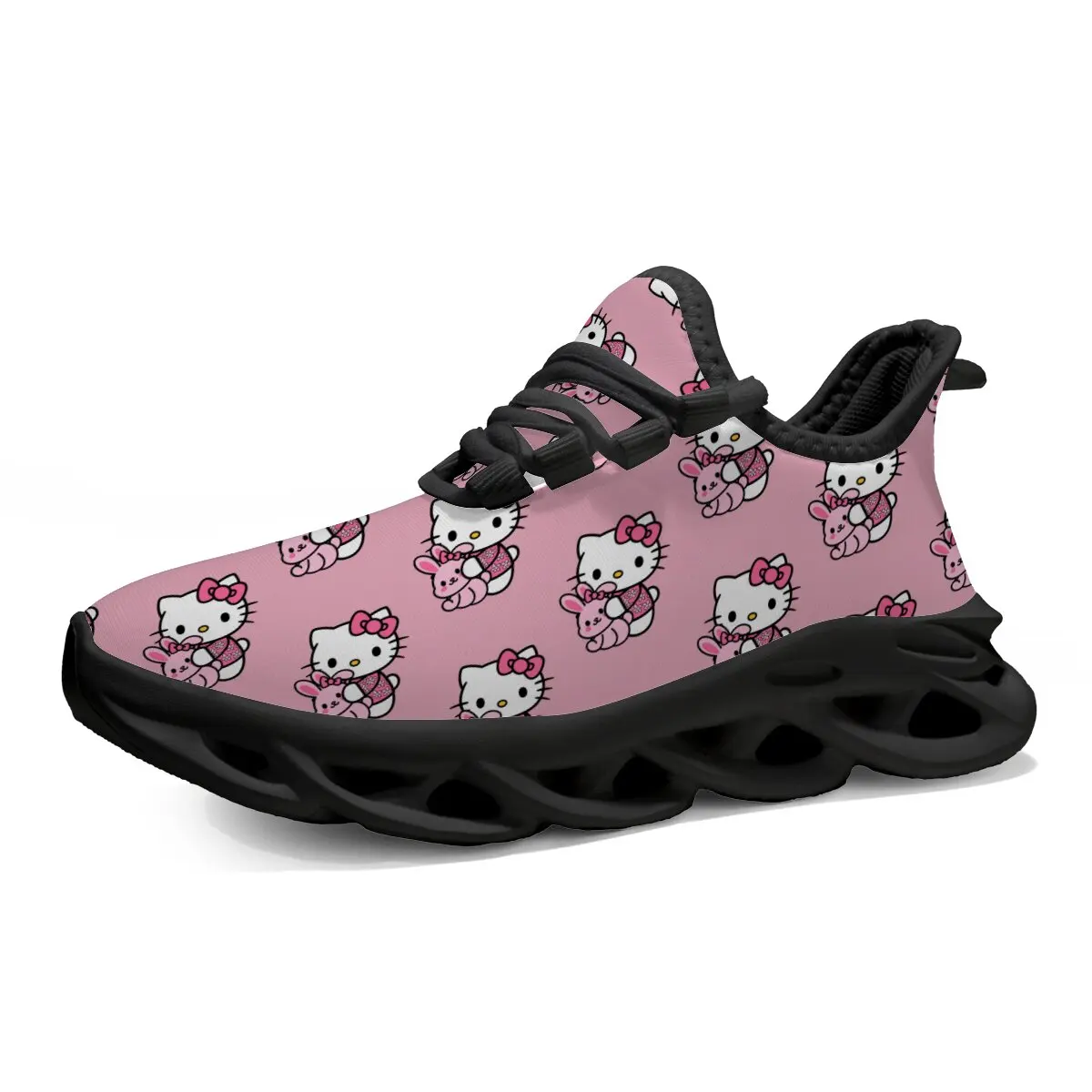 Sepatu Kasual Kartun Sanrio Hello Kitty Musim Panas Baru Aksesori Anime Cinnamoroll Sepatu Olahraga Sepatu Kasual Anak Perempuan Kawaii Hadiah