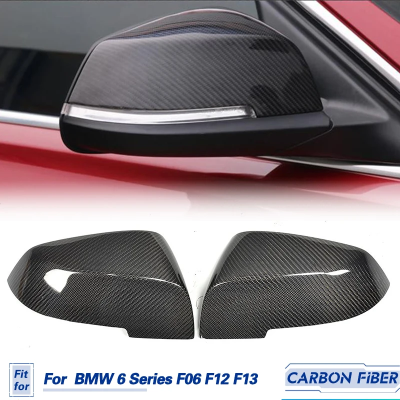 

Car Rearview Mirror Covers Carbon Fiber for BMW 5 6 7 Series F10 F06 F12 F01 F01 2014-2016 Replacement Side Mirror Caps Shell