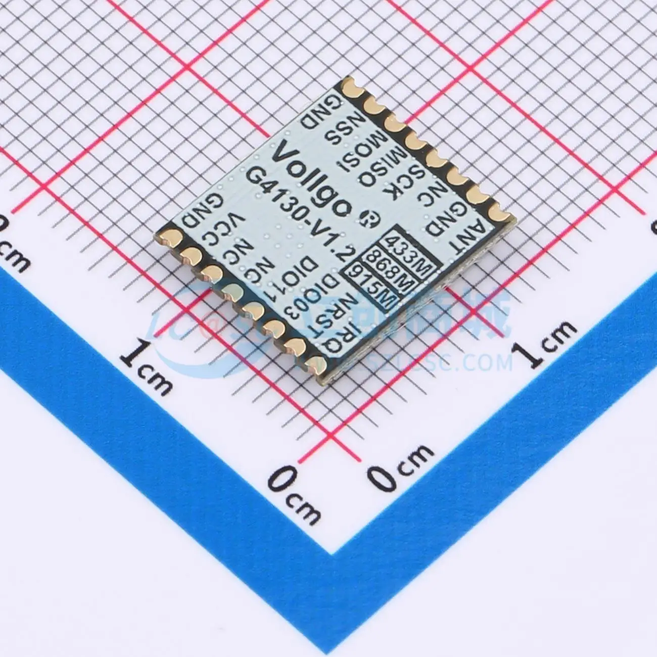 5pcs VG4130S868N0S1 SMD 13.5x12mm transceiver 868MHz 20dBm RF Wireless Communication Module for Smart Home System