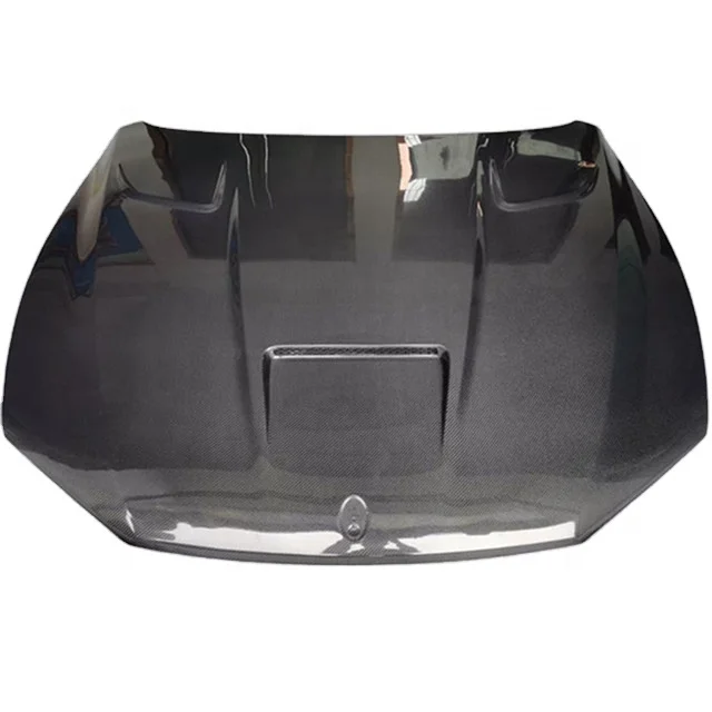 

Carbon Fiber Front Engine Hood Vent Cover for Maserati Levante 2016-2019 Forged Carbon Car Bonnet M Style