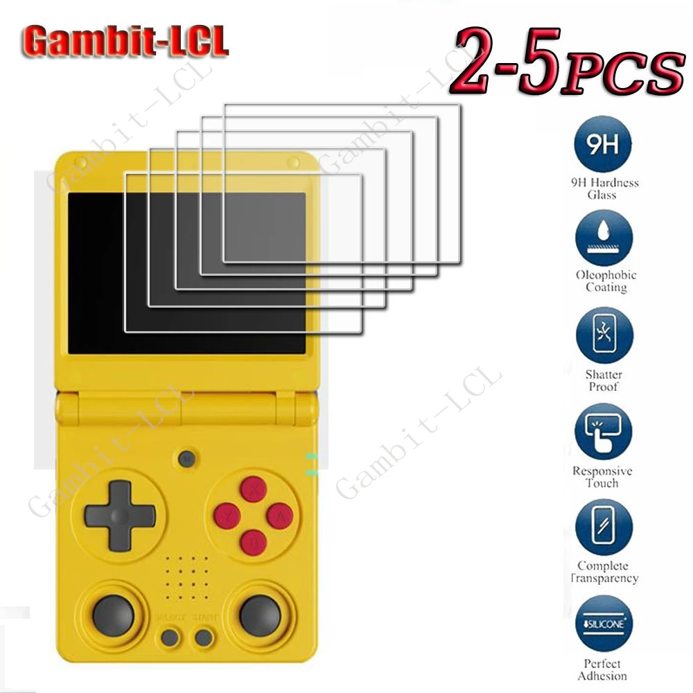 2-5PCS 9H HD Tempered Glass For ANBERNIC RG34XX SP Handheld Game Console  ON RG34XXSP 3.5inch Screen Protector Cover Film