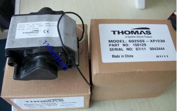 Оригинальный 6025SE-230 6025SE-XP/230 косметический инструмент небольшой линейный воздушный компрессор воздушный насос вакуумный насос