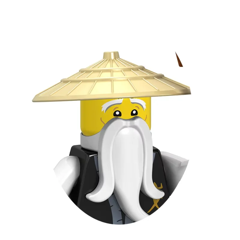 Ninja-Figuren Garmadon Jay Zane Kai Nya Lloyd Samukai Cole Harumi Ultra Violet Pyro Snake Morro Bausteine Kinderspielzeug