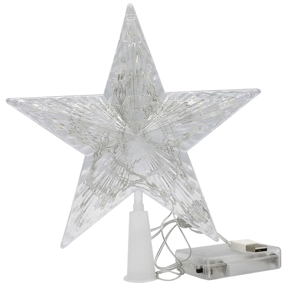 

Star Decoration Modern Tree Topper Mini Outdoor Christmas Small for Artificial Retro Vintage Simple