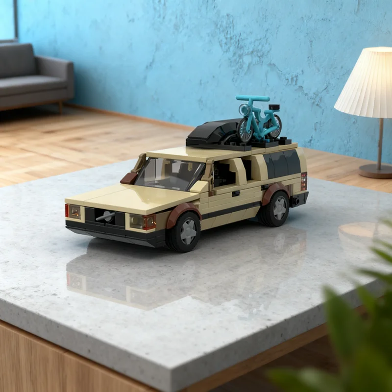 270pcs MOC Volvoeed Wagon City Champions Model Building Blocks Room Decor, Home Decor, Home Decoration Room Decor Gift For Boys