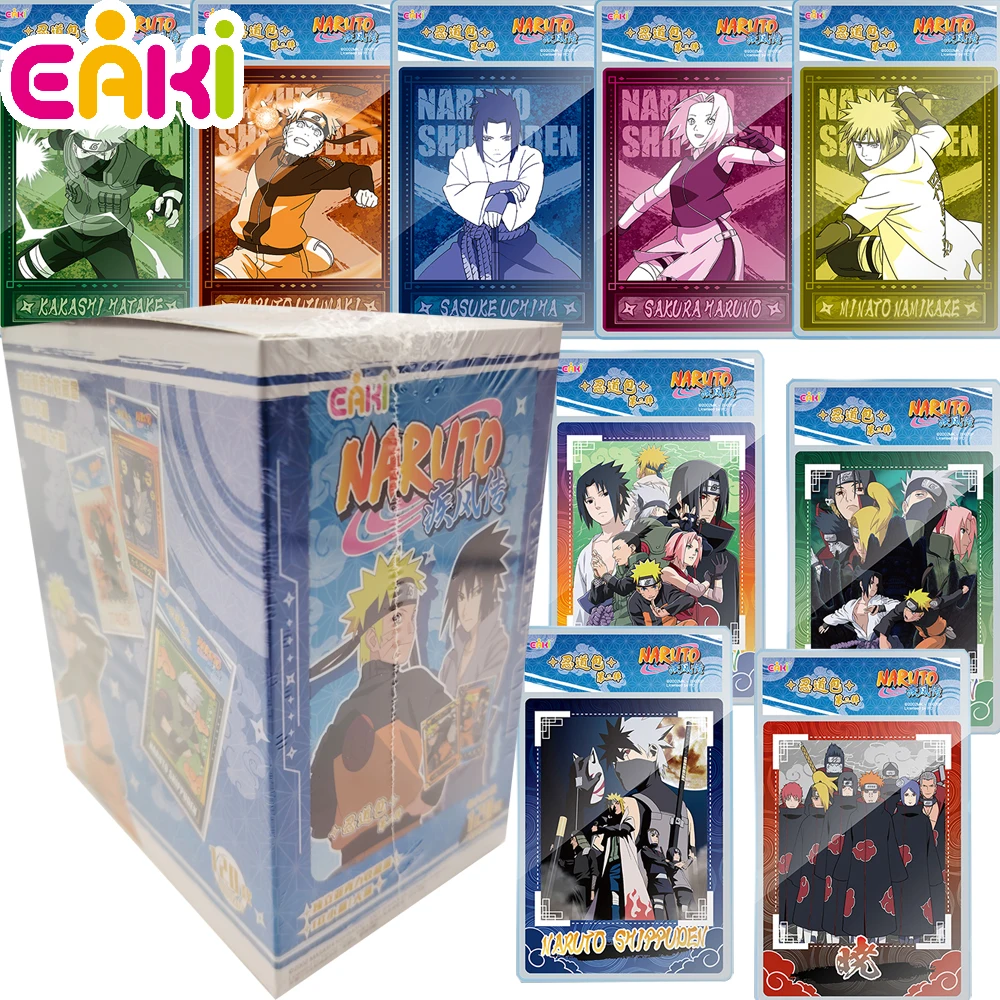 

Eaki Genuine Naruto Collection Cards Polaroid Series Hot Blooded Battle Figure Exclusive Personality Anime Creative Cards Gifts