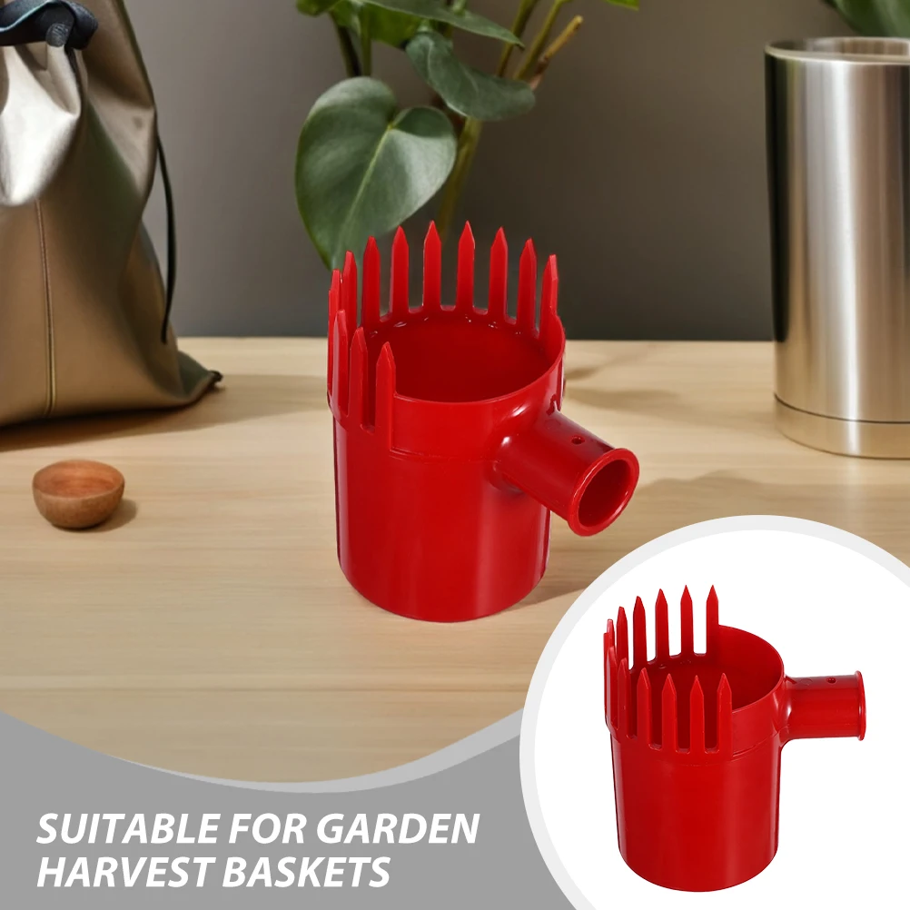 1 قطعة أداة منتقي التوت: مغرفة قطف الفاكهة البلاستيكية المتينة لحصاد التوت الكرز والمانجو والجوز