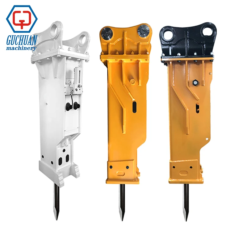 Guchuan SB Series 121 Breaker Box Type Hydraulic Breaker Hammer Excavator Attachments for 28-35tons Excavator Rock Breaker