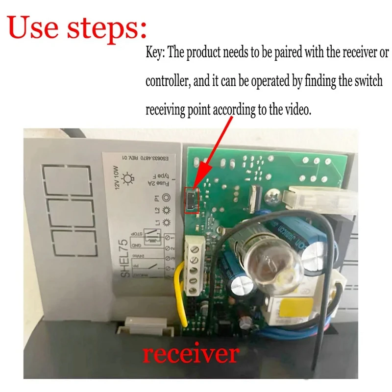 Пульт дистанционного управления для гаражных дверей, 433,92 МГц, для NICE ERA FLOR FLO2RS FLO4RS FLO1RS INTI1 INTI2 1l INTI2L