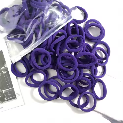 20/50PCS/Set Hair Bands for Women Girl Basic Hair Rubber Ties Ropes 4cm Simple Elastic Headband Hair Accessories Ponytail Holder - Image 13