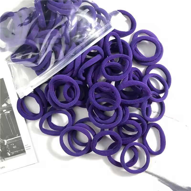 20/50PCS/Set Hair Bands for Women Girl Basic Hair Rubber Ties Ropes 4cm Simple Elastic Headband Hair Accessories Ponytail Holder - Image 13
