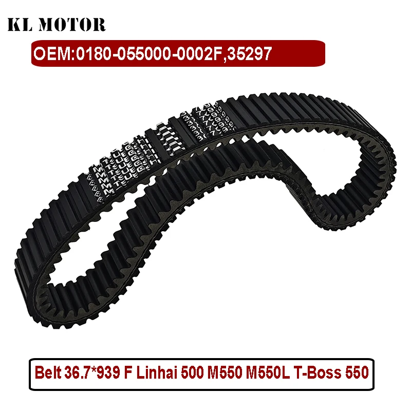 

Drive Belt Mitsuboshi 36.7X939 CVT for Linhai 500 M550 M550L T-Boss 550 520 T3B Promax E4 35297 ATV UTV Goes 520 625