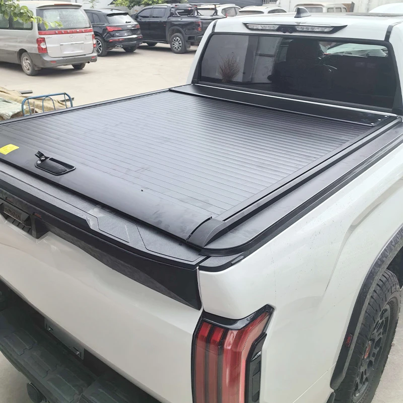 High Quality Exact-Fit Manual Roll-Up Cover - Tundra .Ft Pickup Truck Bed Sh