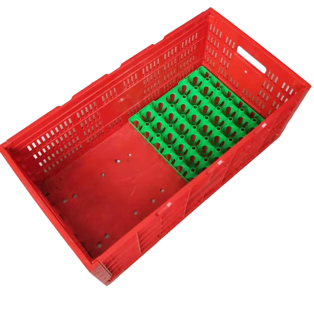 Factory Price Stackable 30 holes Plastic Egg Transport Crates for Chicken Farming