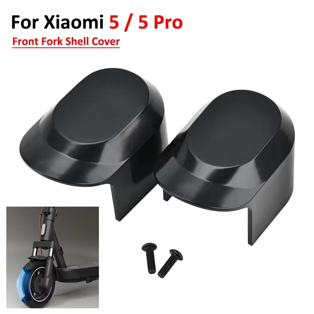 Front Fork Shell Cover For Xiaomi 5/5 Pro Scooter Decorative Plastic Case Frame Guard With Screws Parts 1 Pair