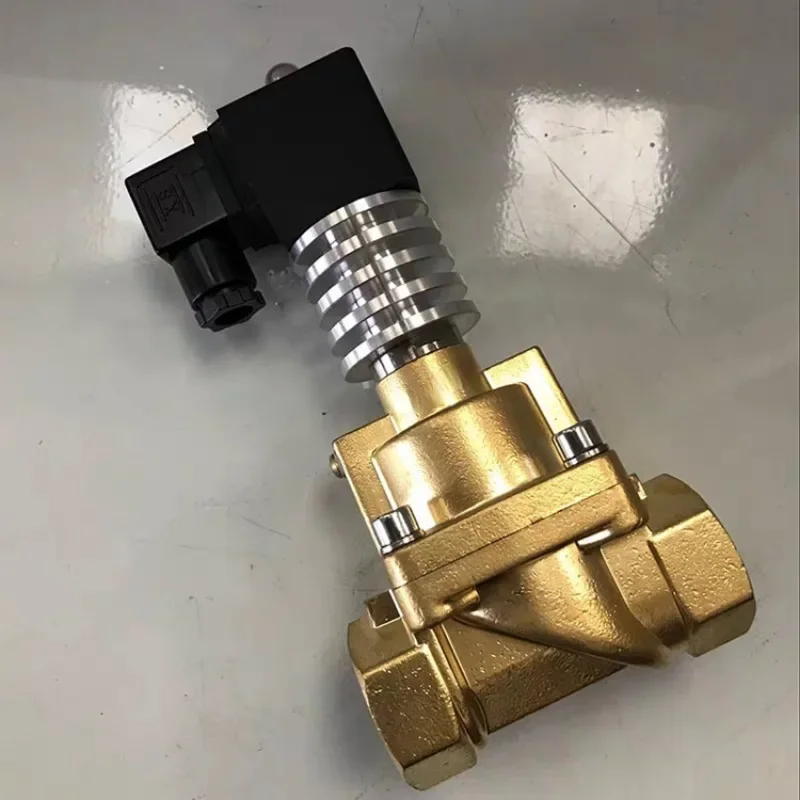 brass 24v energy-saving high-temperature steam with heat dissipation thread, 2-position, 2-way solenoid valve