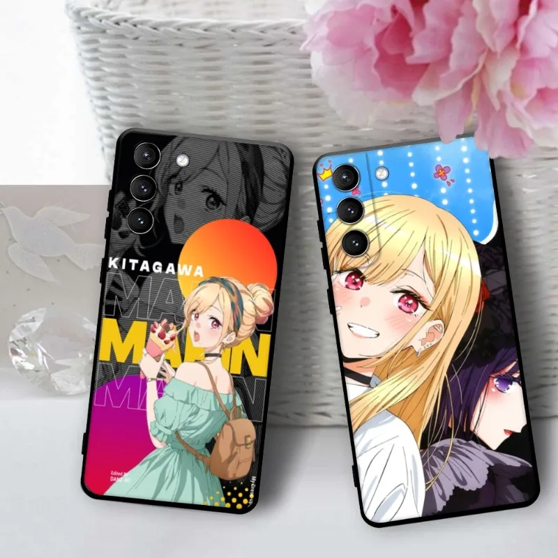 For S23 Marin Kitagawa Phone Case for Samsung Galaxy S22 S23 S21 S20 FE Ultra S10 S9 S8 Plus S10e Note 20 Ultra 10 Plus Cover