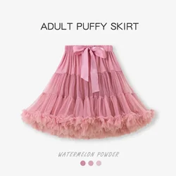 Women's Fluffy Tulle Tutu Skirt Ballerina Pettiskirt for Girls Ballet Puffy Skirt under Wedding Dress PP001 Hot Selling