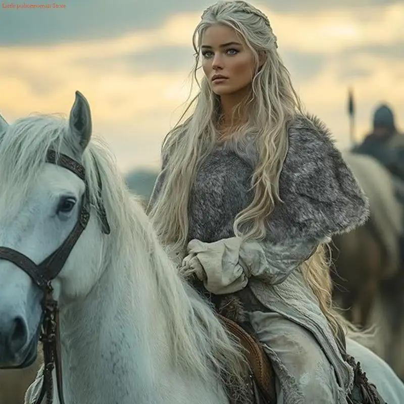 

F92D дружелюбные средневековые накидки, шаль, зимний теплый костюм, реквизит, театральные представления, унисекс, модный на