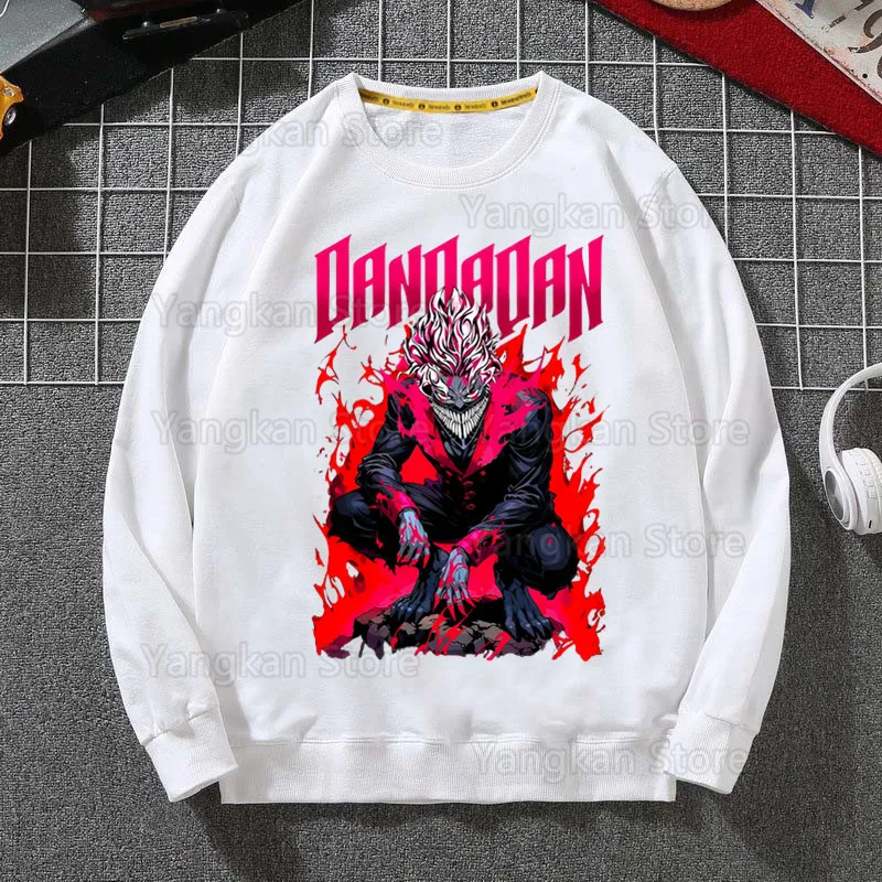

Dandadan Seiko Anime Okarun Momo Ayase Hoodie Men Sweatshirt Casual Crewneck Winter Autumn Hoody Clothing