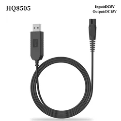 USB to DC 15V Charger Cable for Philips Norelco One Blade QP6510 QP6520 QP6530 QP6550 QP6505 QP6620 Shaver