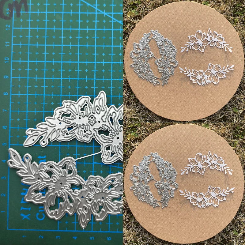 Blumen blatt Metall schneiden Stanz form Sammelalbum Dekoration geprägt Fotoalbum Dekoration Karte machen DIY Handwerk