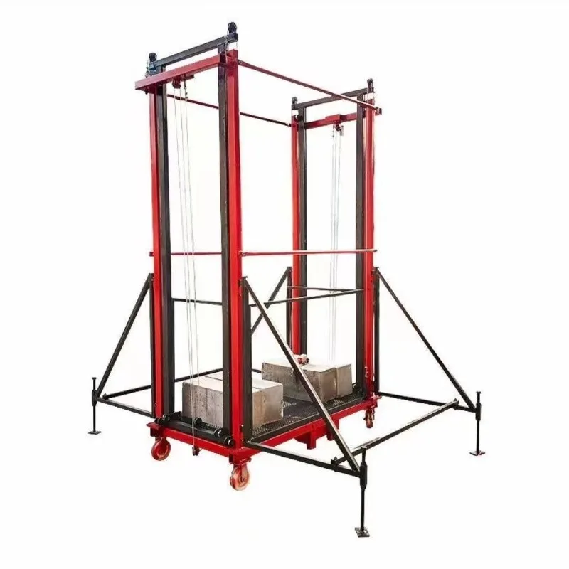 500 kg laadvermogen, laag profiel, compacte opvouwbare heftafel met veiligheidsbescherming voor werkplaatsmagazijnapparatuur
