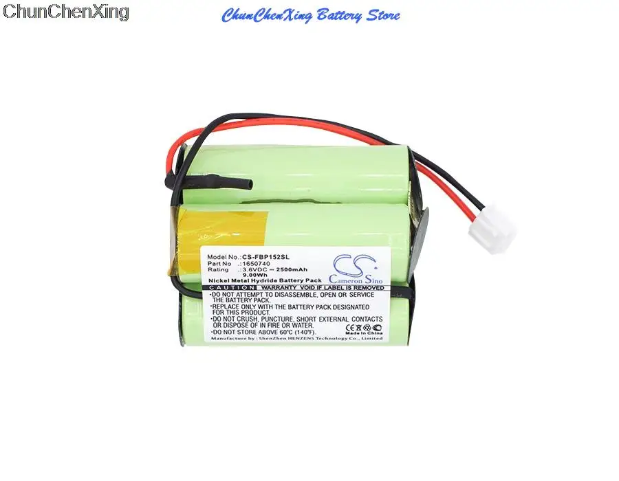 2500mAh Battery 1650740 for Fluke 1521 Thermometer, 1522 , Testpath 140005