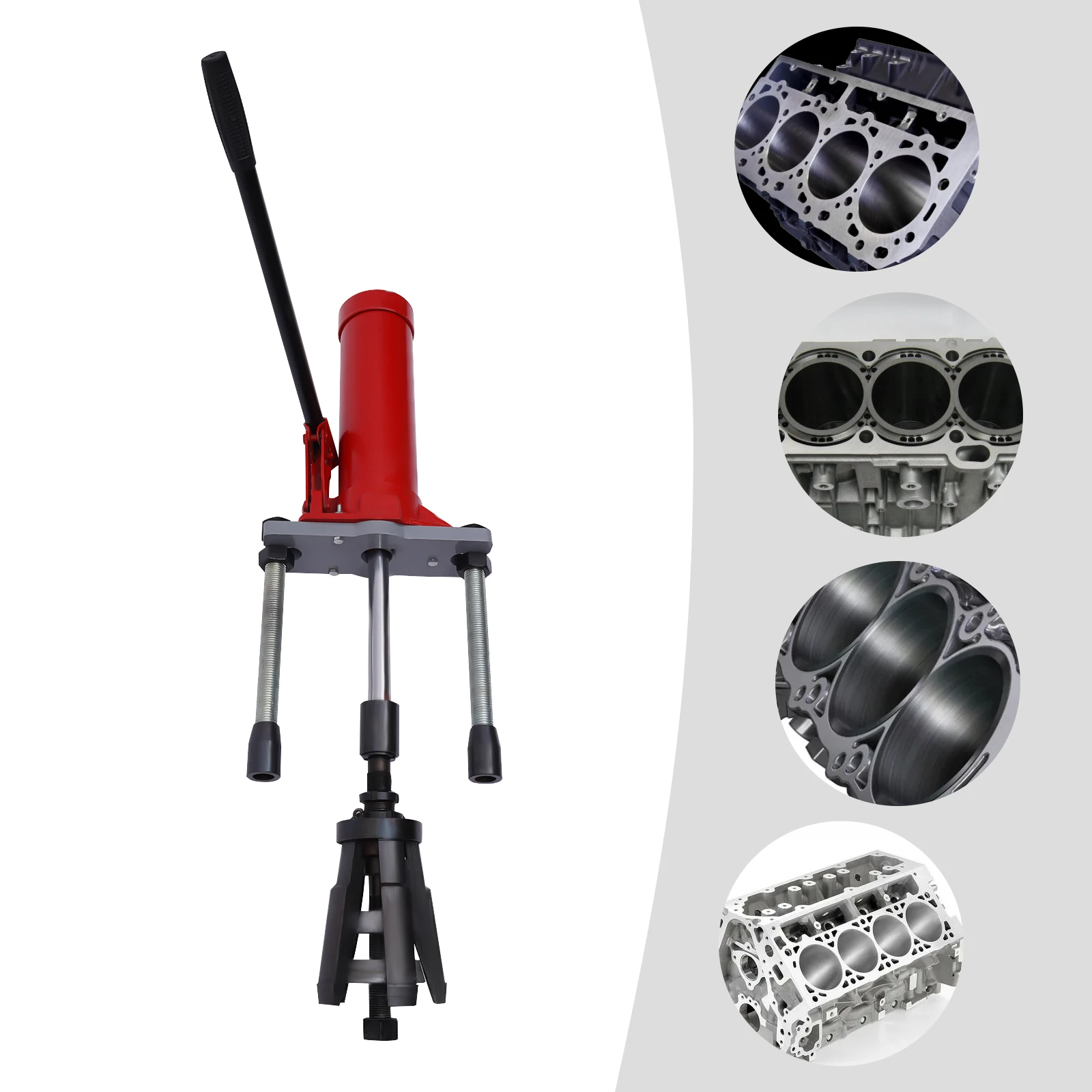 15T Hydraulic Cylinder Liner Puller Adjustable Universal Hydraulic Cylinder Puller for Diameter 80-135mm