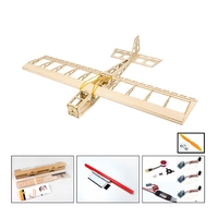 R03 STICK-06 Airplane 580Mm Wingspan Balsa Wood DIY Electric Aircraft RC Flying Toy Version Unassembled Easy Install Full Set