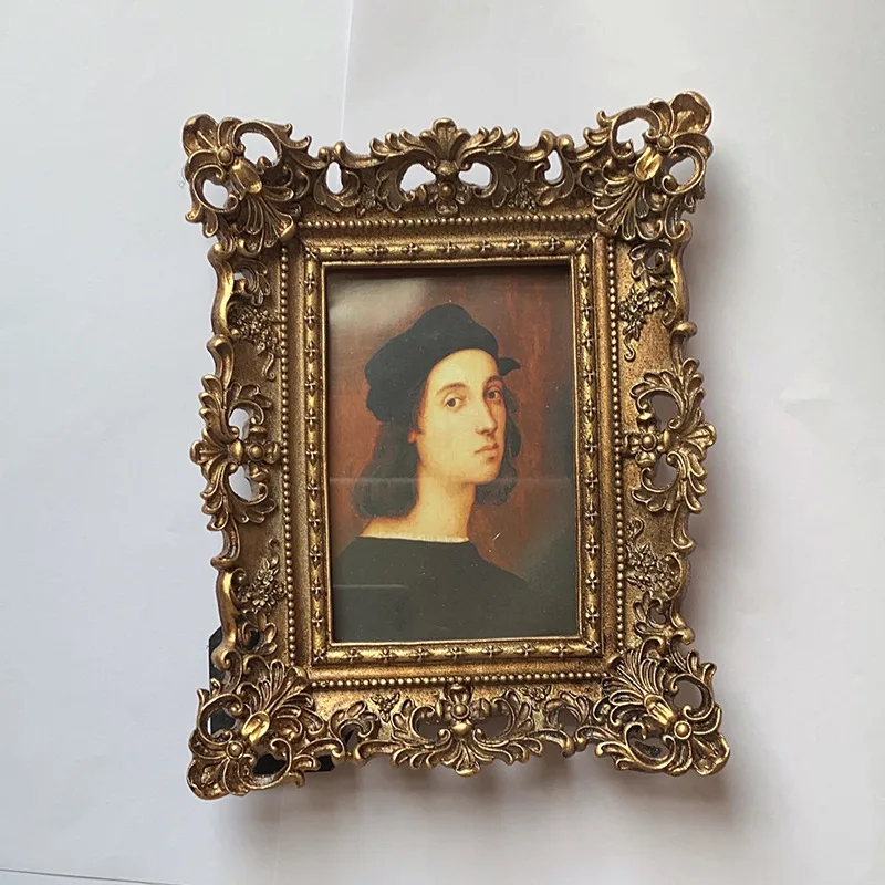 

Mutihome Room Decoration Photo Frame Picture Frames Home Decor Items 24x2x185cm French Style European Carved Retro Resin Photo