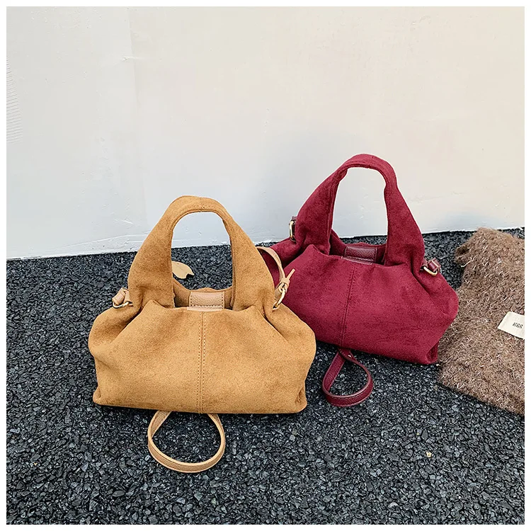 

2025 Lunch Box Bag, Versatile Shoulder Purse for Women, Cloud Top Handle Crossbody, Minimalist Day to Night Tote, Textured Sling