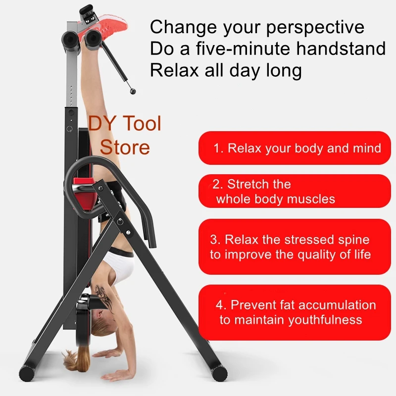 Inverted machine, household inverted device, human body stretching inverted device, auxiliary inverted crane, stretching device
