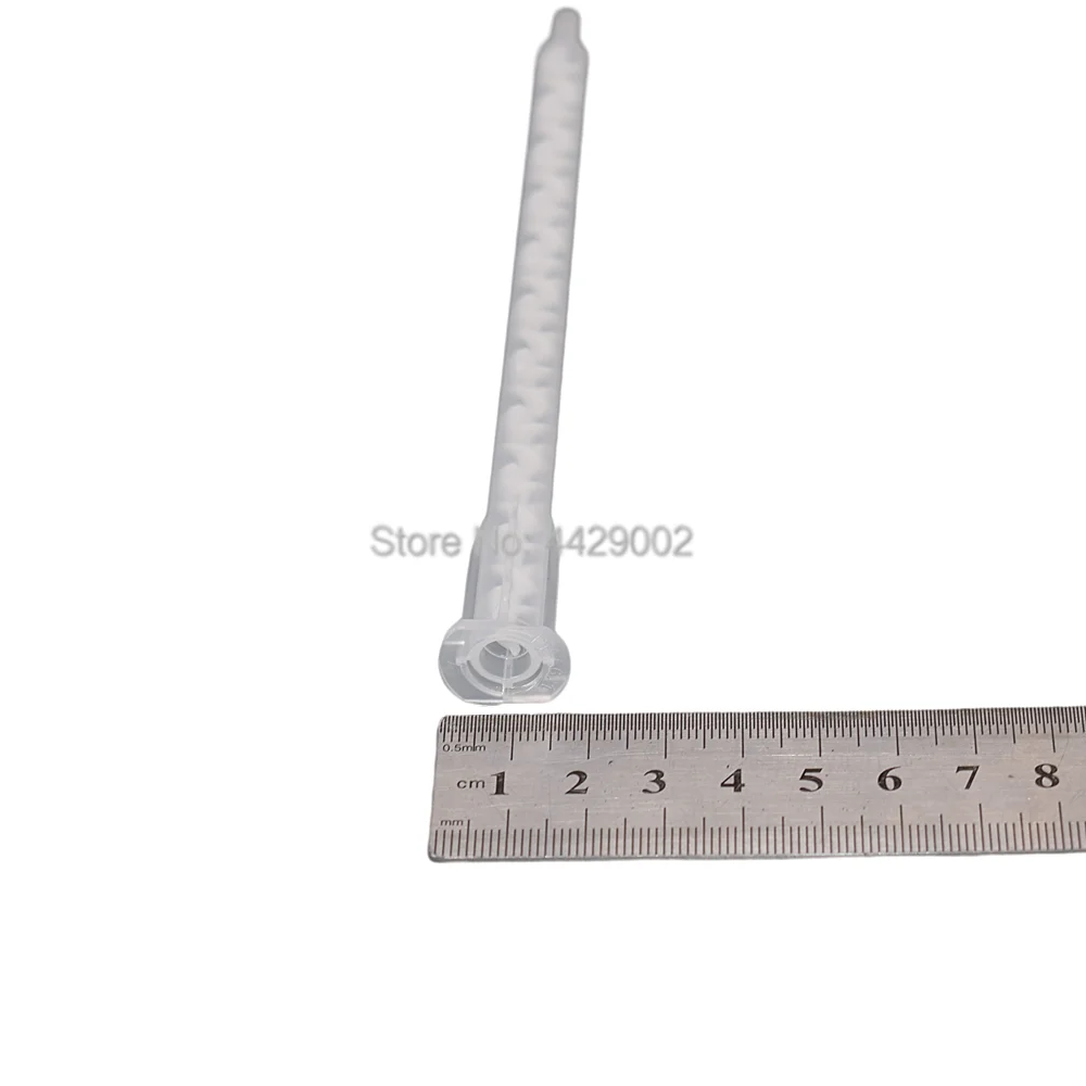 4000 Stück Klebstoff-Mischrohr Epoxid-Statikmischer AB-Klebstoff-Mischdüsen für Zweikomponenten-50ml-1:1-Klebstoffkartuschen – Detail 5