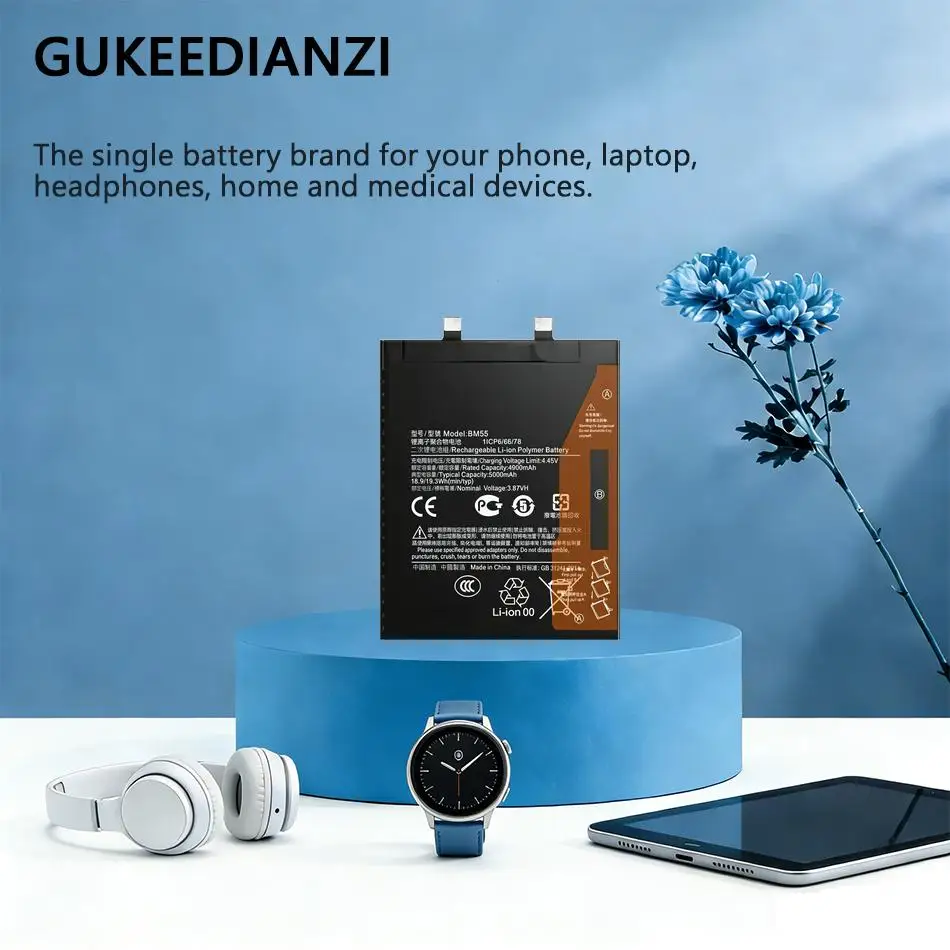 

Надежный источник питания для мобильного телефона Xiaomi 11 Pro, аккумулятор BM55 4900 мАч