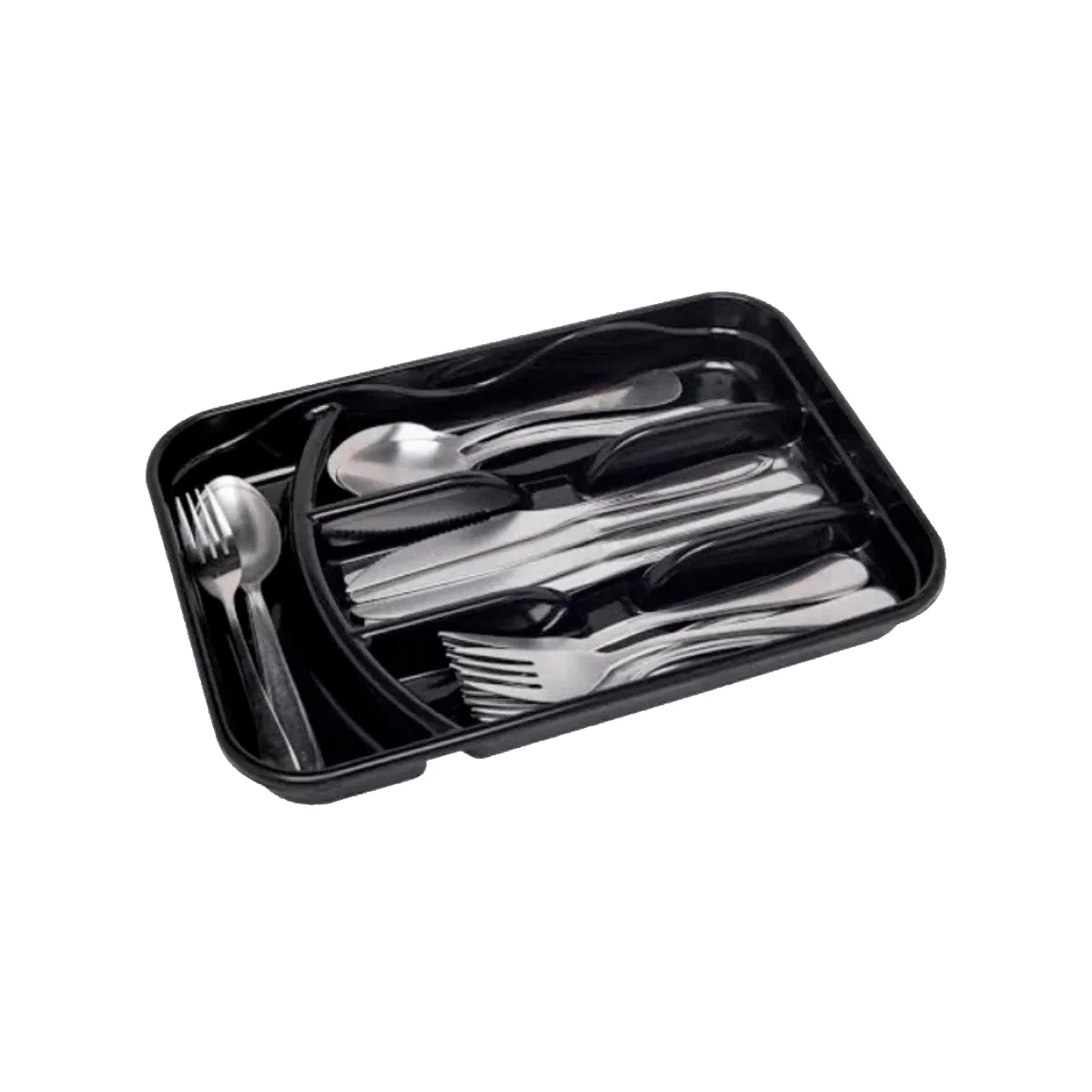 Cutlery Door and Drawer Organizer with Lid