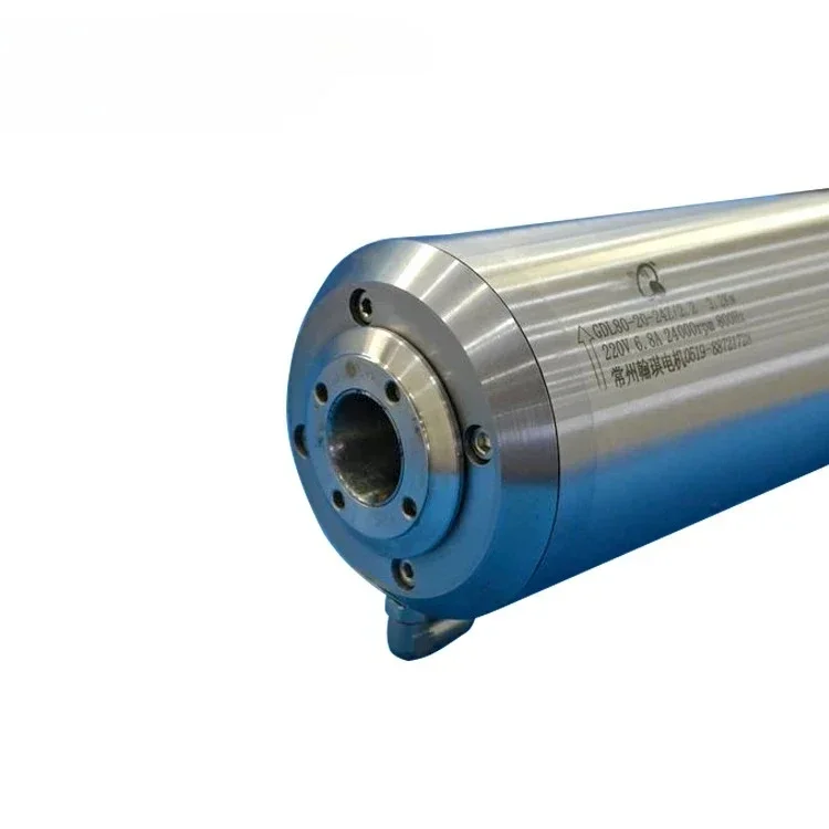 HQD-GDL80-20-30Z-2.2KW/4 ISO20 2.2KW 30000rpm 7.6A 220V NPN/PNP Water Cooled ATC Spindle Motors CNC Spindle Motor