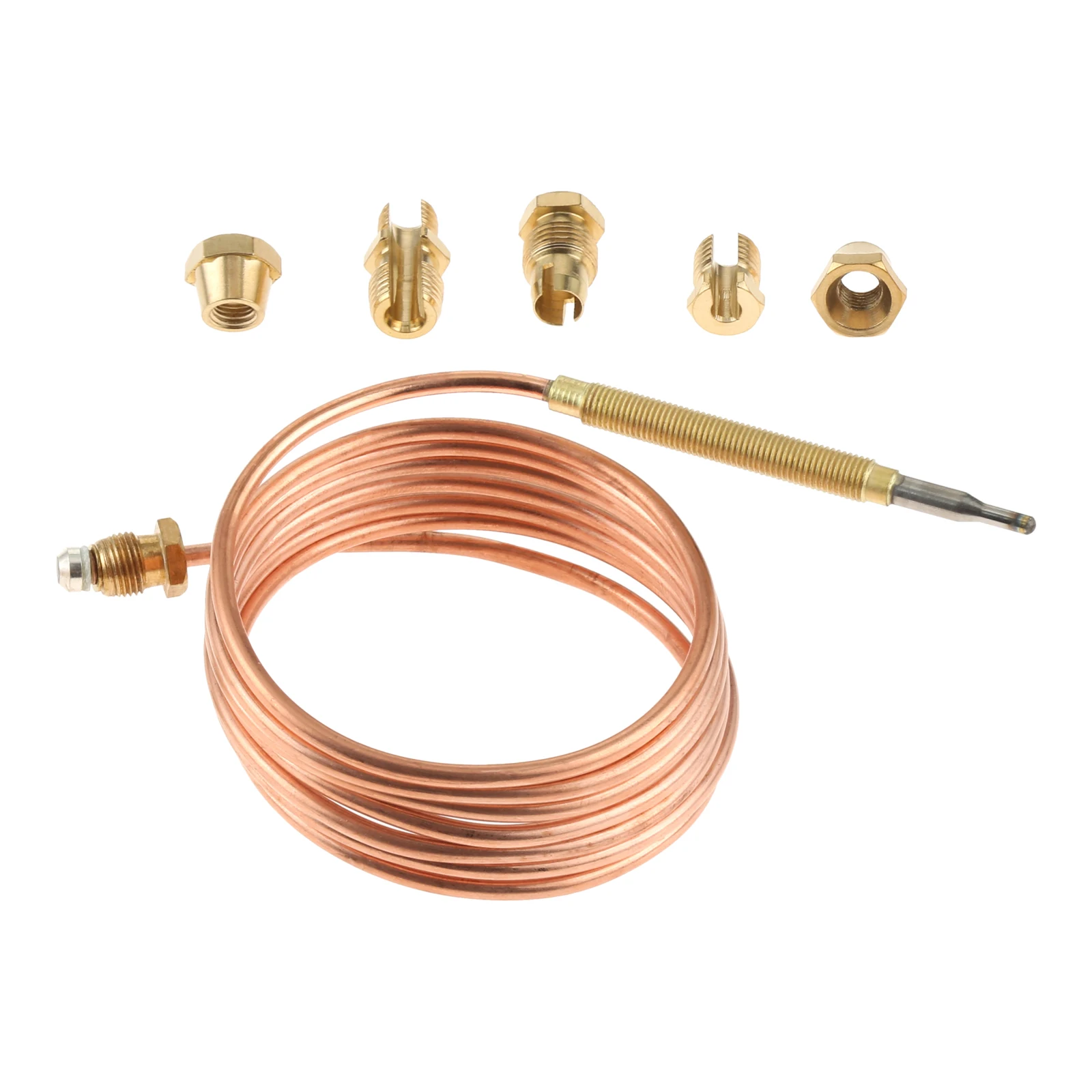 2pcs/set 60cm Gas Thermocouple Valve with Fixed Parts for Hot Water Boiler Gas Appliances for Ovens Cooking Thermo Couple Valve
