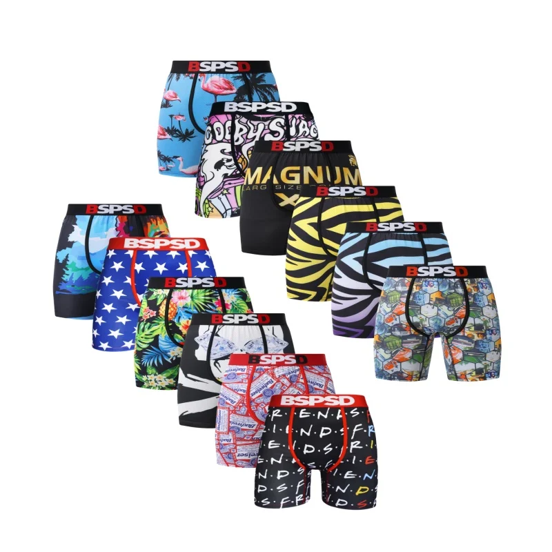 

1Pcs Sexy Men Boxers Underwear Male Panties Lingerie Men Boxershorts Underpants Plus Size Man Boxer Briefs Breathable Trunks