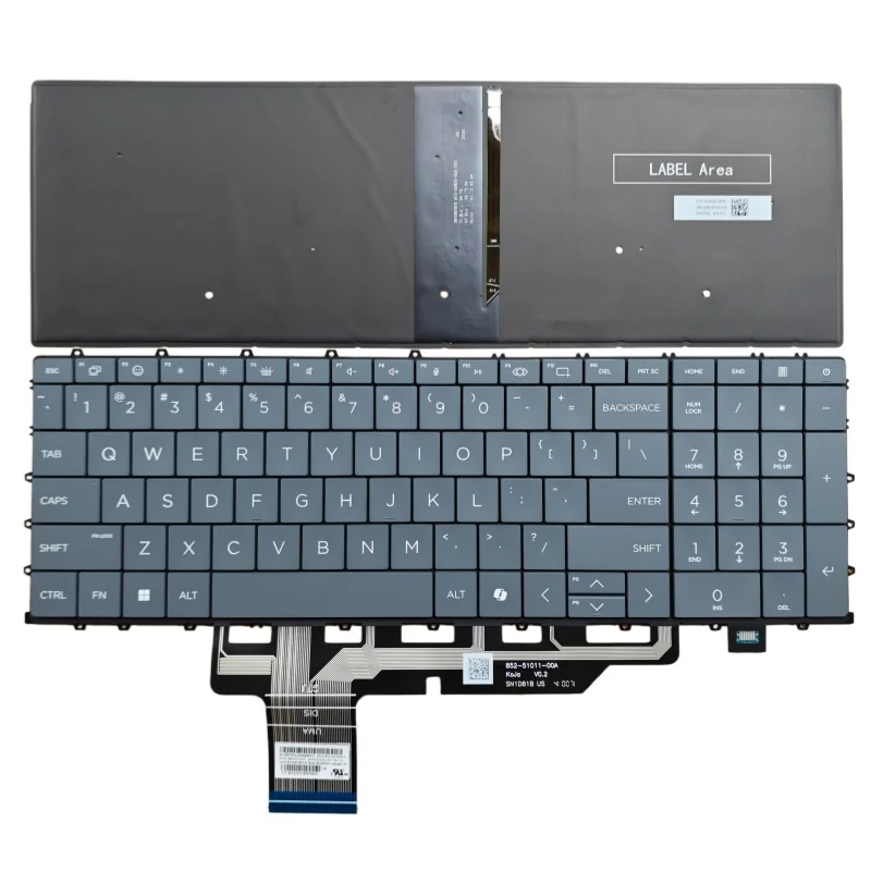 Compatible with HP OmniBook X 17.3-inch 7t-dd 17-dd New Laptop with US Keyboard SN1D81B10 SG-B7760-XUA