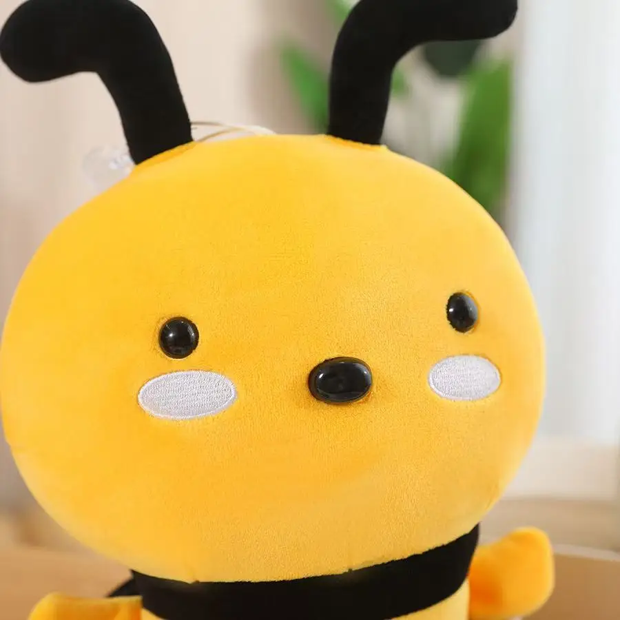 20/30cm Simulated Bee Doll Stuffed Plush Toy Handmade Doll Cartoon Anime Cute Pillow Fun Children's Birthday Gift Doll